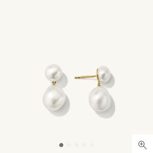 Mejuri Pearl Drop Earrings